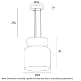 Telbix Skapa Pendant CC