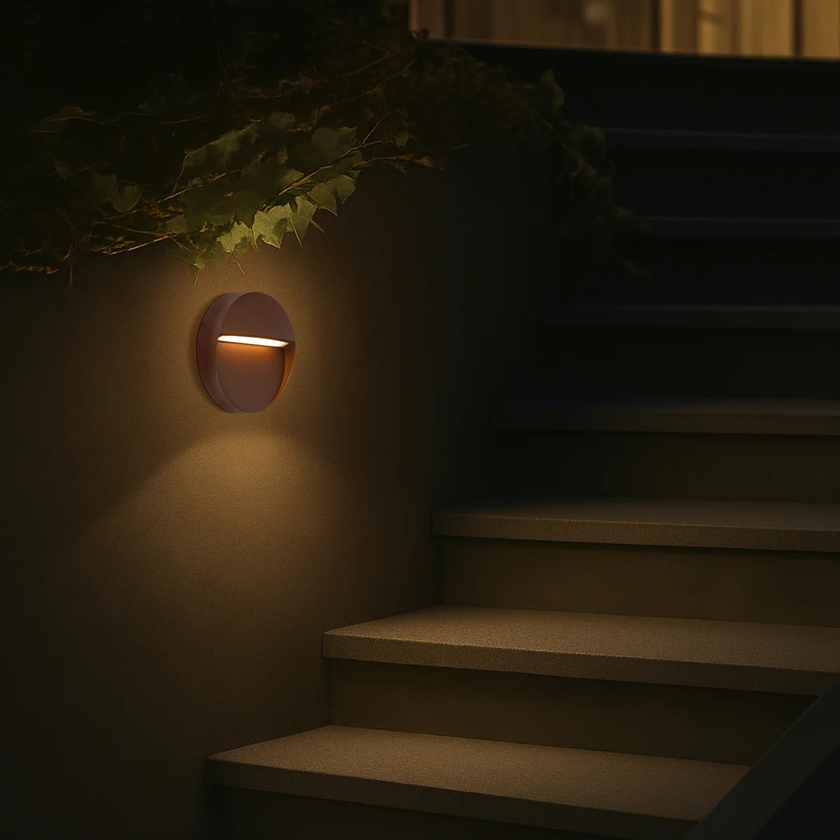 Telbix Terin Exterior Round Wall Light