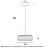 Telbix Tifton 35 Pendant Light