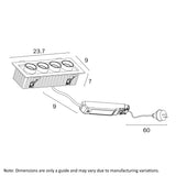 Telbix Tilda 4 Light Downlight