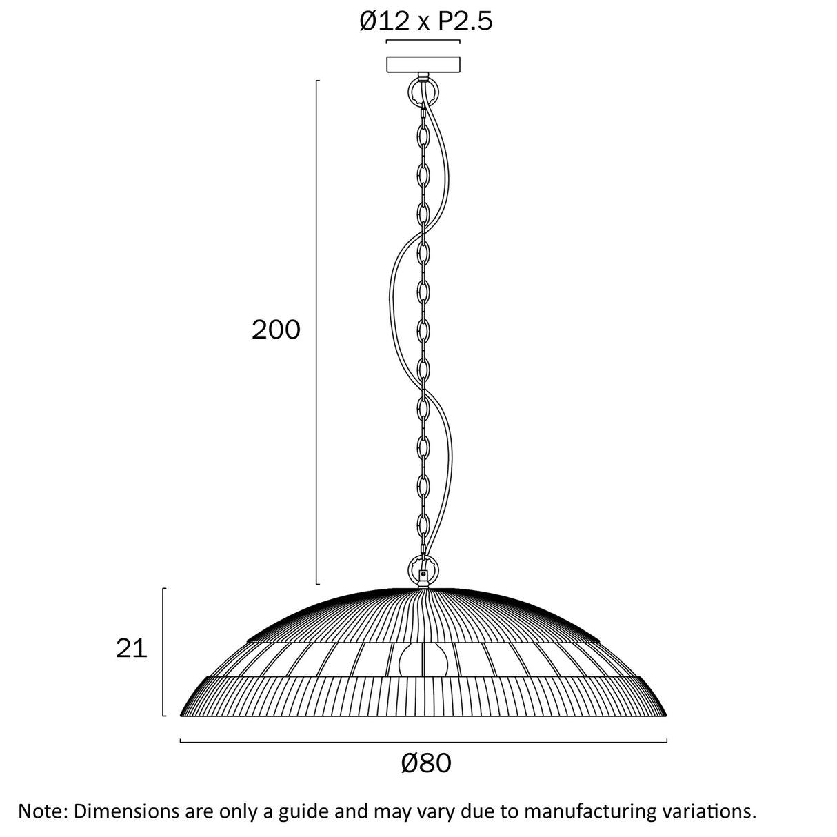 Telbix Vallejo 80 Pendant