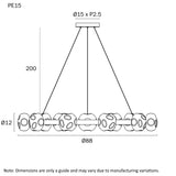 Telbix Varlin 15 Light Pendant