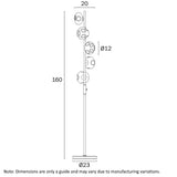 Telbix Varlin Floor Lamp