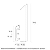 Telbix Vosetel Exterior Wall Light