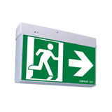 Domus Exit 24M SM 2.5W maintained and non-maintained LED exit light a white background