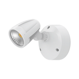 White Energy-efficient Domus Muro Max 16 No-Sensor Trio LED fixture on a white background
