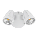White Domus Muro Max 32 32W LED No-Sensor Trio wall light in a white background