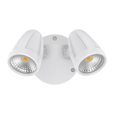 White Domus Muro Max 32 32W LED No-Sensor Trio wall light in a white background