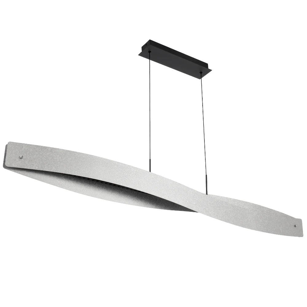 Telbix Arezzo 150 Pendant in black – bold sculptural LED pendant, modern‑industrial, dimmable, 3000K–led