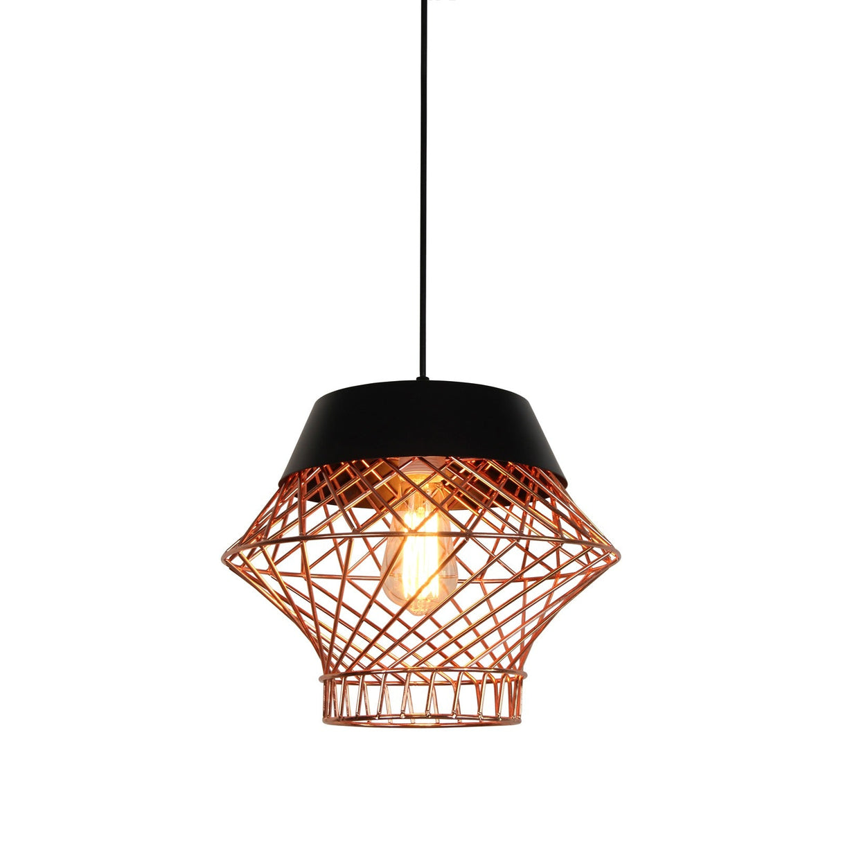 V&M BALI Wire Metal Small 1 Light Pendant