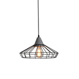 PESARO Cement/Black Pendant by VM Lighting