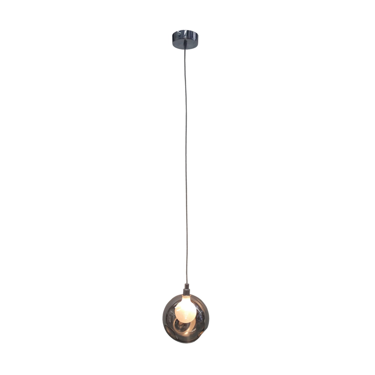 Replica BOCCI 28w 1 Clear Glass / 1 Grey Chrome by VM Lighting