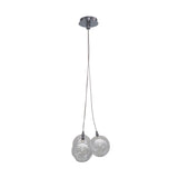 Replica BOCCI 28w 3 Clear Glass / 3 Grey Chrome by VM Lighting