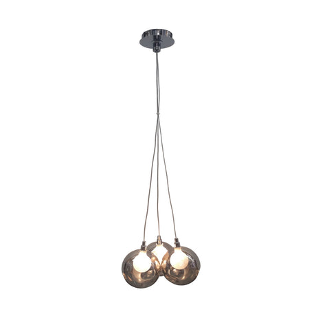 Replica BOCCI 28w 3 Clear Glass / 3 Grey Chrome by VM Lighting