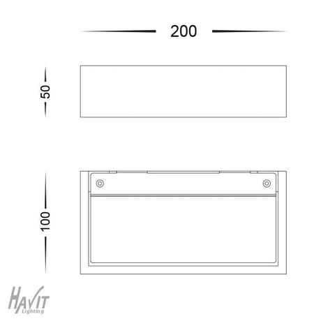 Havit HV8069 Sunrise Small Led Plaster Wall Light