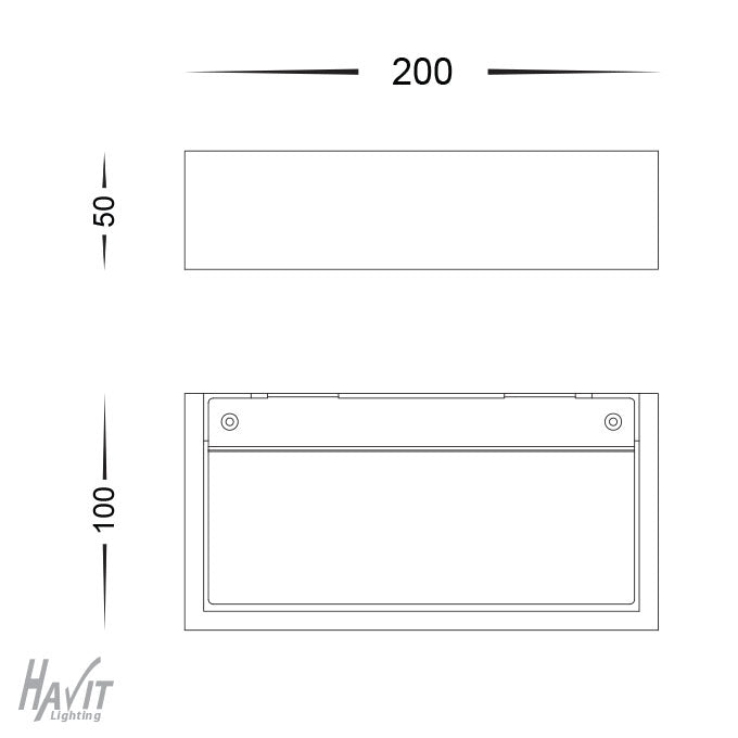 Havit HV8070-WHT Sunrise Large Plaster Led Wall Light