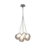 Replica BOCCI 28w 7 Clear Glass / 7 Grey Chrome by VM Lighting