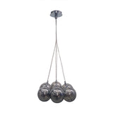 Replica BOCCI 28w 7 Clear Glass / 7 Grey Chrome by VM Lighting