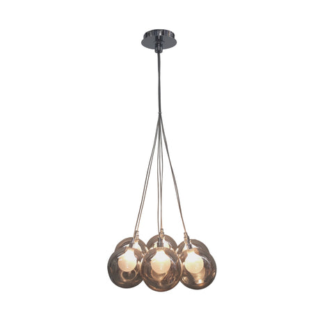 Replica BOCCI 28w 7 Clear Glass / 7 Grey Chrome by VM Lighting