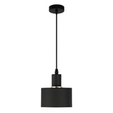 Rondo 1Lt/5Lt Black+SG Pendant by VM Lighting