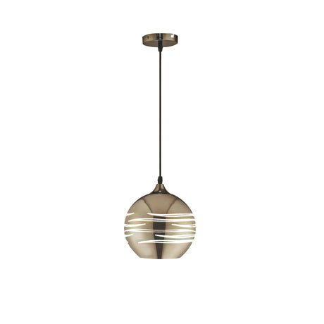 Neptune 150mm/200mm 3D Chrome Pendant by VM Lighting