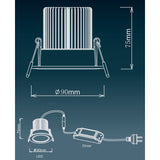 Lumina LED 11 Watt Dimmable Downlight by VM Lighting