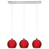 METEOR 3 Light Various Colours Bar Pendant by VM Lighting