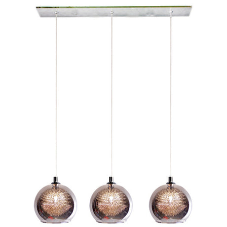 METEOR 3 Light Various Colours Bar Pendant by VM Lighting