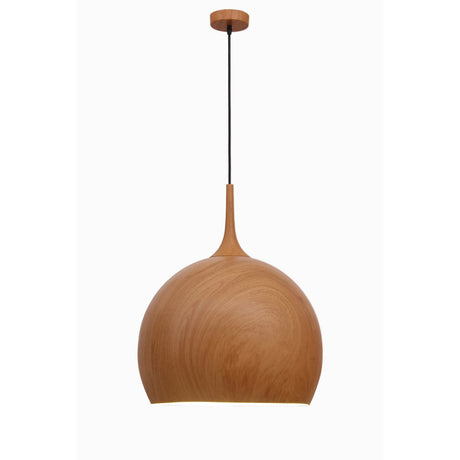 Lomax Modern Oak Pendant by VM Lighting