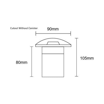 3A 2ways Inground Light 316 Stainless Steel