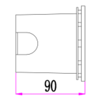 3A GL13307 13W LED Brick Light