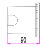 3A GL13307 13W LED Brick Light