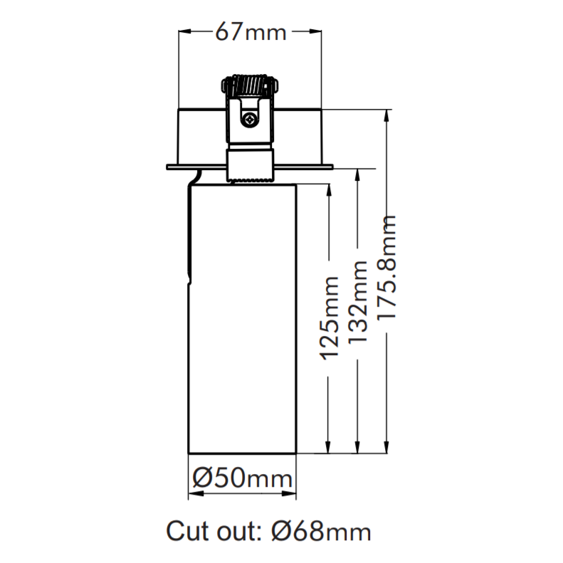 3A Lighting Recessed Track Light TH21