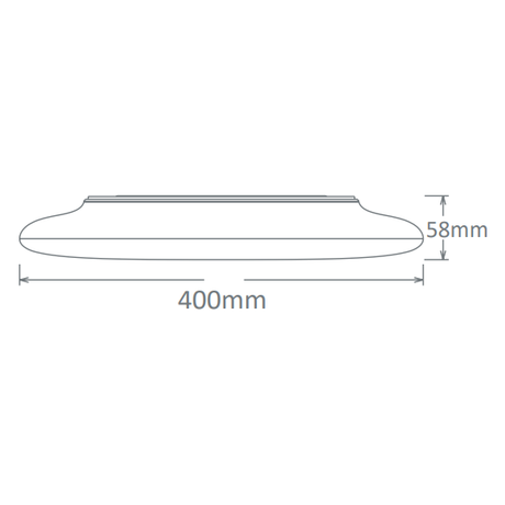 3A AC9004 LED Oyster Ceiling Light