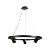 Oriel PANO 3 light pendant Black