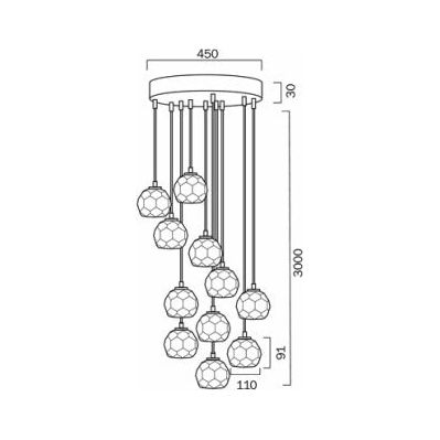 Telbix Zaha PE10 Pendant