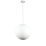 Oriel Lighting PHASE 30 White Acrylic Sphere Pendant