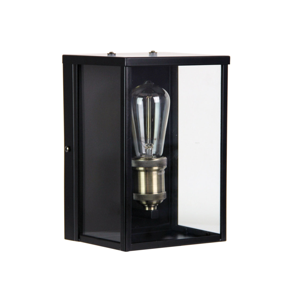 Oriel Lighting OAKLAND 1 Hamptons Style Outdoor Wall Sconce Black