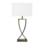 Oriel Lighting CHI Stylish Bedside Lamp with Polyester Shade