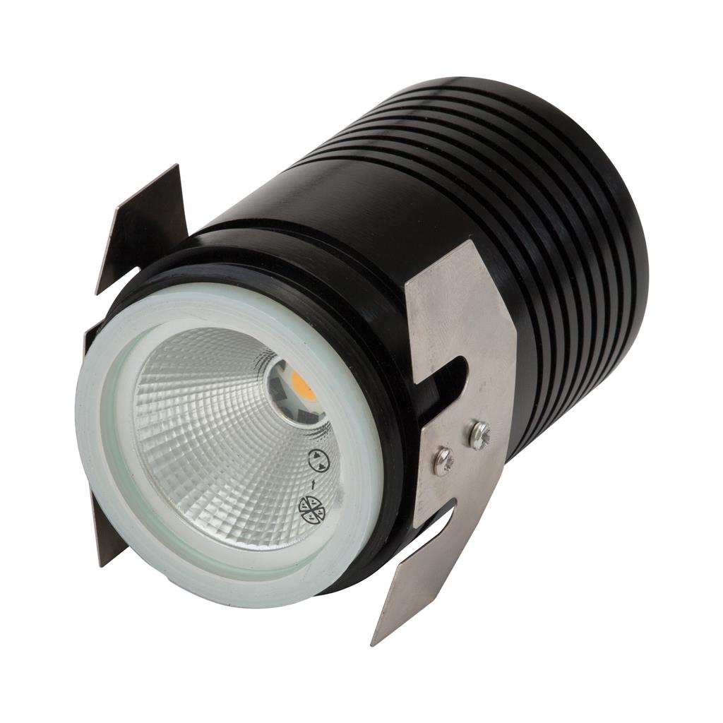 Domus DEKA-BODY Round 12V 3W LED Inground Light Black Body