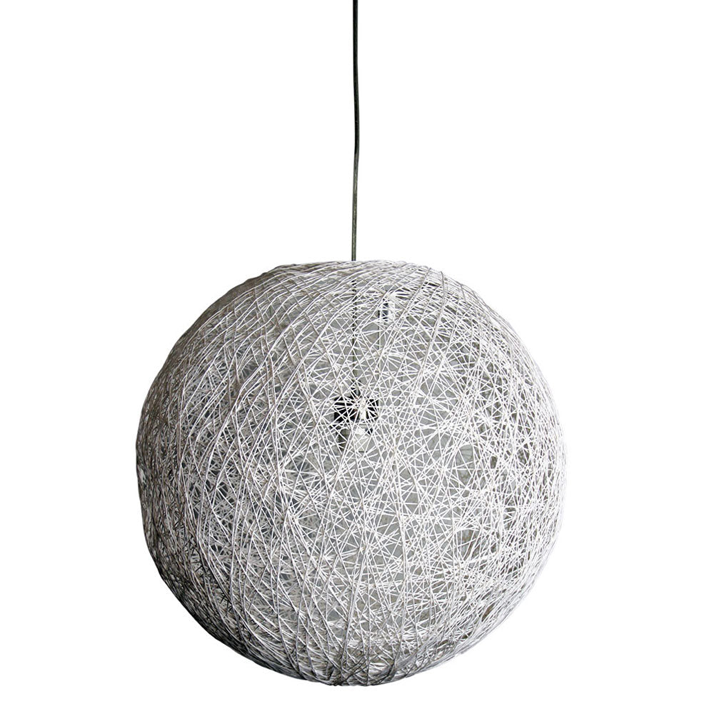 Oriel Lighting COCOON 50 White Spun Cotton Pendant Shade