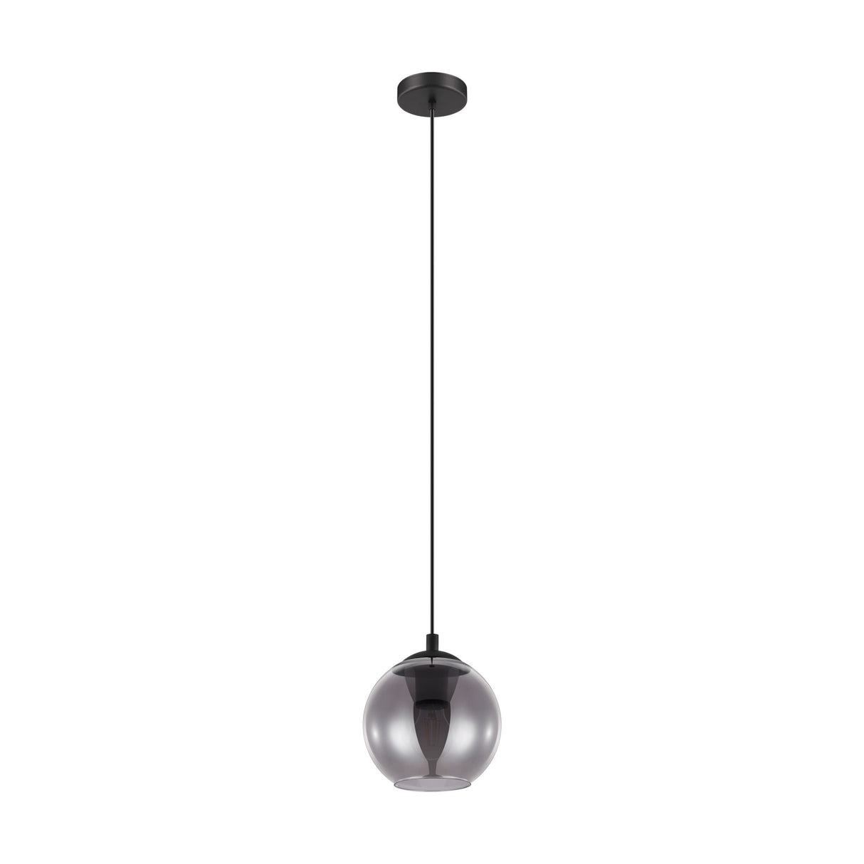 Eglo Lighting ARISCANI pendant light black vaporised glass