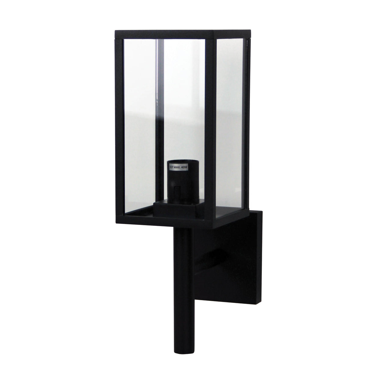 Oriel Lighting PANDORA WALL BRACKET Hamptons Style Outdoor Wall Light Black