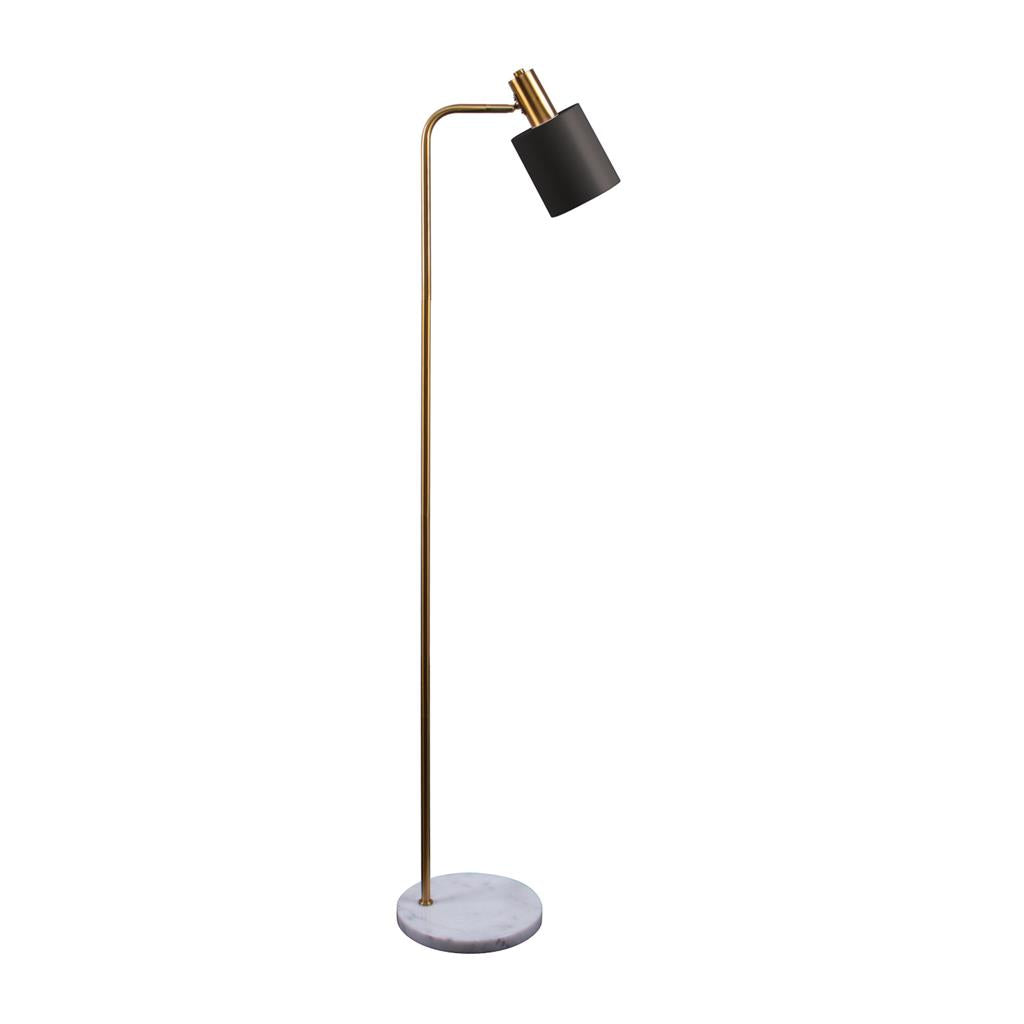 Domus MARISOL-FL MARBLE S/BRASS F/LAMP 1XE14 240V