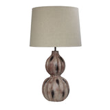 Oriel Lighting AUTUMN Decorative Lamp in Browns 68cm