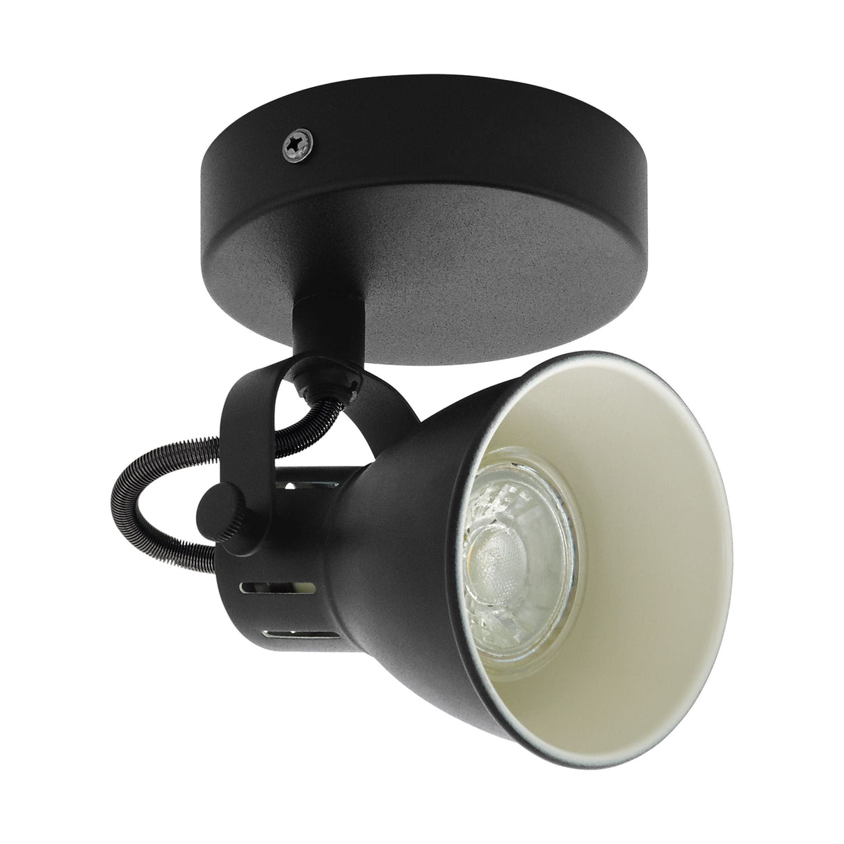 Eglo Lighting SERAS 2 spot black steel and includes neutral white