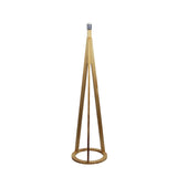 Oriel Lighting STABB FLOOR LAMP Natural Timber base only E27