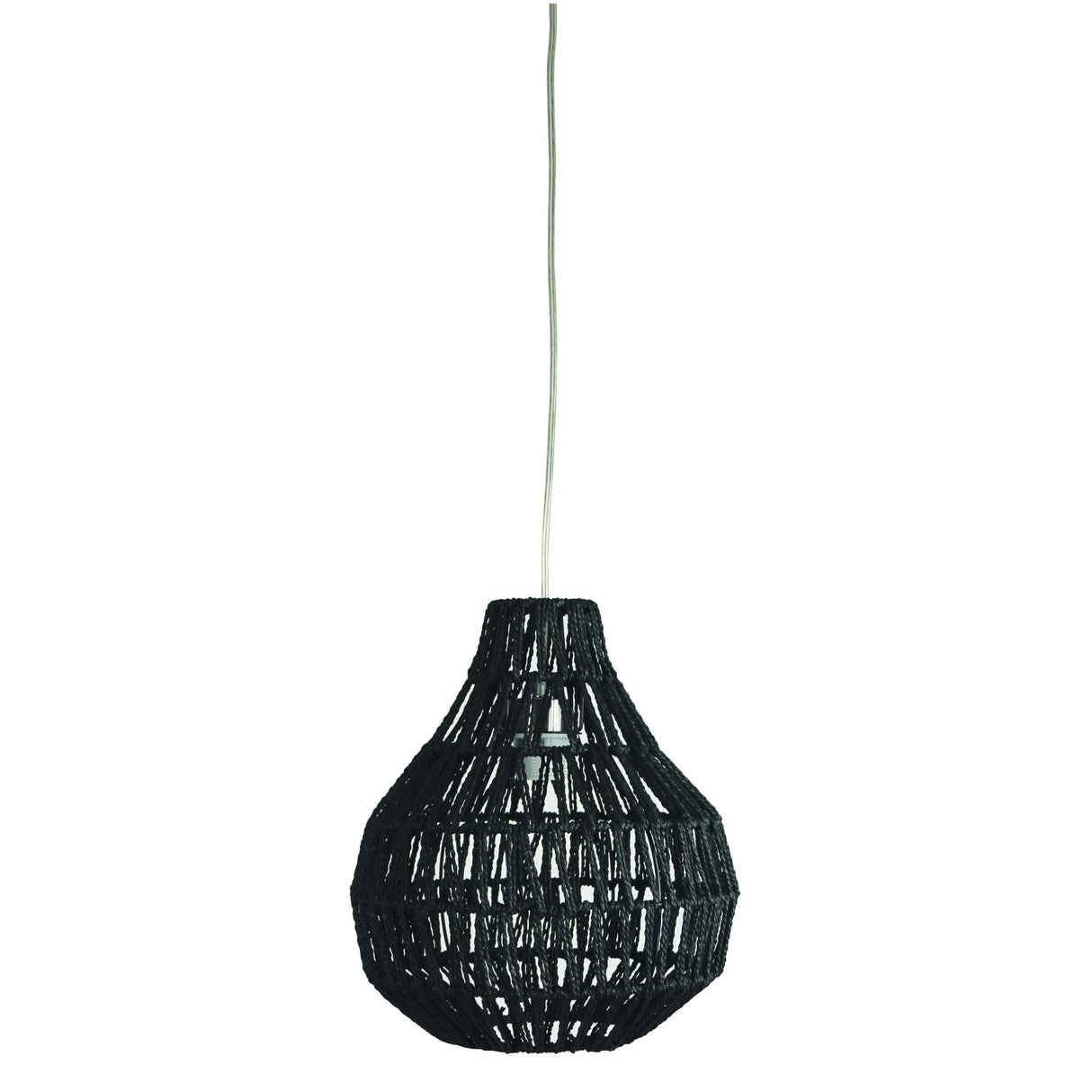 Oriel Lighting COOPER 30 Black 30cm Painted String Woven Shade