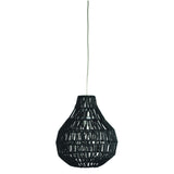 Oriel Lighting COOPER 30 Black 30cm Painted String Woven Shade