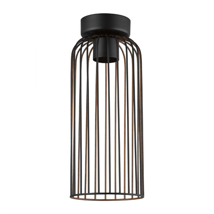 Eglo Lighting Roccamena DIY 60W Black/Copper Ceiling Light